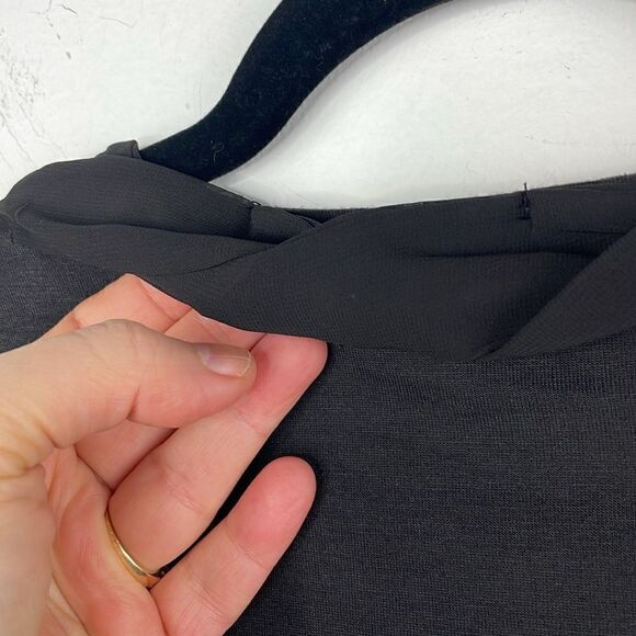 Attention Black with Ruffles tee short sleeve size Small - Picture 7 of 10